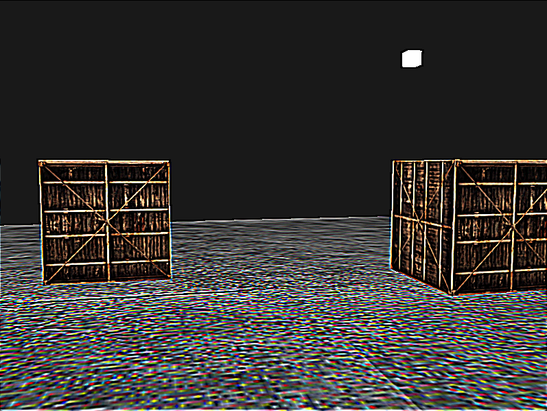 Textured cube