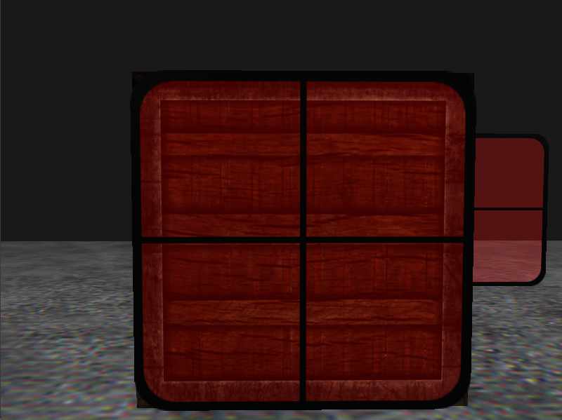 Textured cube