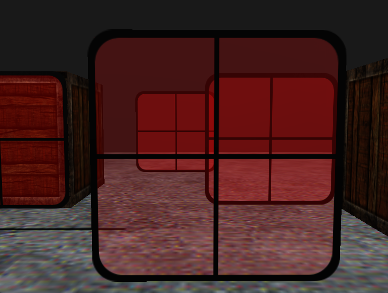 Textured cube