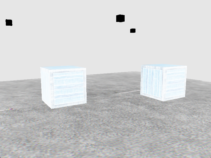 Inversion effect, by inverting the texture color.